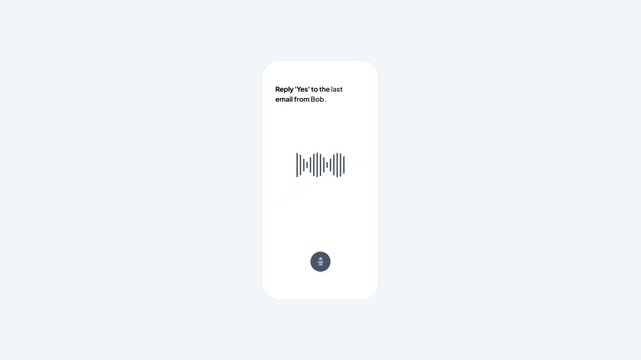 Voice controlled artificial intelligence assistant drafting and confirming an email reply through speech