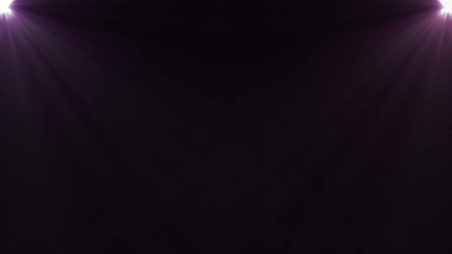 High-quality stock footage of sun rays light effects, overlays or flare glow array isolated on black background. overlay, light transition, effects 