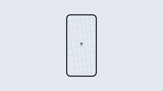 Location Services Permission Request on Smartphone Application with Pin Graphic on Map