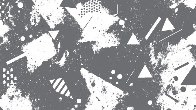 Abstract glitch grunge layer with noisy destroyed texture and modern defect shape overlay effect