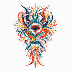 Obraz premium Abstract Woman Face Very Cool Design