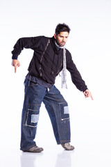 Naklejka premium Hip hop dancer