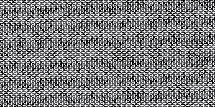 seamless pattern metal grid meatball wall decoration with chains circle wallpaper black and gray paper ornament cover, page, banner template design.