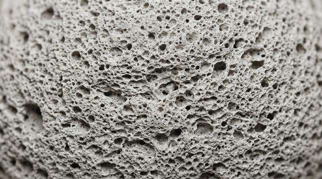 Pumice Stone Surface with Frothy Vesicular Volcanic Glass Texture
