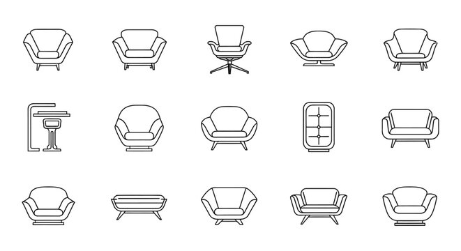 Comprehensive Collection of Architectural Furniture CAD Blocks and 2D CAD Icons for Professional Interior Design Floor Plans, Technical Blueprints, and Block Libraries