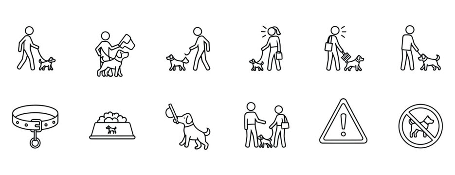 Ancient egyptian hieroglyphs and symbols a detailed collection of silhouette style illustrations