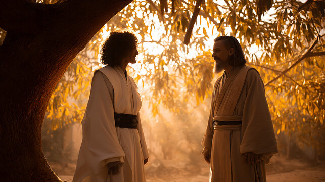 Saul Approaches the Prophet Samuel at the City Gate and They Have a Conversation Regarding the Anointing of a King Over the Nation of Israel