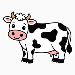 Fototapeta premium Cow Nursery Decor SVG, Farm Animal Files