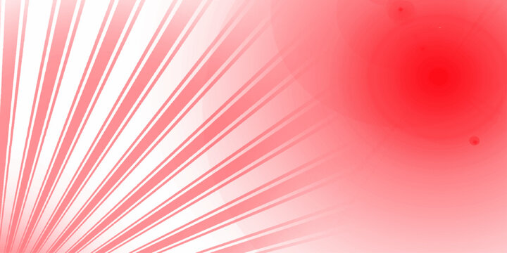  Maximum red glow effect sunburst background for presentation, banner, poster, flyer, sales.  Red light speed burst, futuristic tunnel, motion blur, white background, design element. 