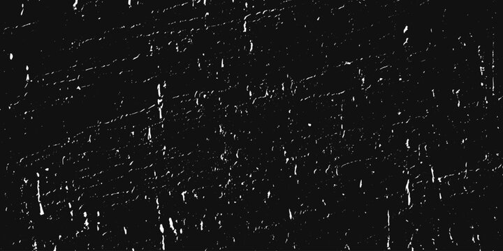 Dark textured background with aged effect, scratches, and grain. Vector abstract grunge texture. Negative worn surface.