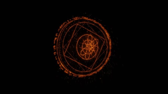 Premium magical circle effect featuring detailed runes, glowing energy rings, and mystical light patterns. Ideal for fantasy scenes, spell casting visuals, and cinematic productions.