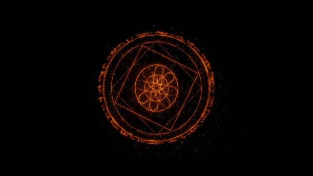 Premium magical circle effect featuring detailed runes, glowing energy rings, and mystical light patterns. Ideal for fantasy scenes, spell casting visuals, and cinematic productions.