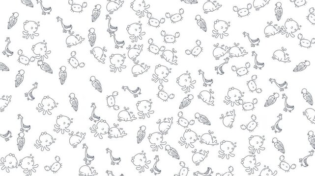 Seamless pattern featuring cartoon dinosaurs and vegetables. Perfect for childrens products, textiles, wallpapers, and educational materials with a whimsical theme.