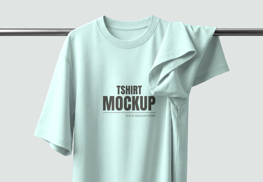 T-Shirt Mockup on Hanger