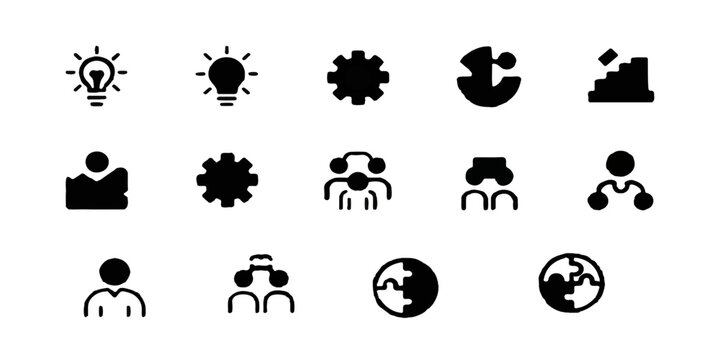 Set of vector cartoon animal icons featuring a panda bear dog and cat with a soccer ball and heart pattern for children