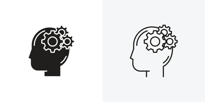 Thinking vectors icons pack for apps and Ui Ux desigs