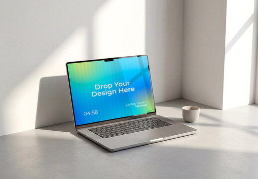 Laptop Mockup PSD