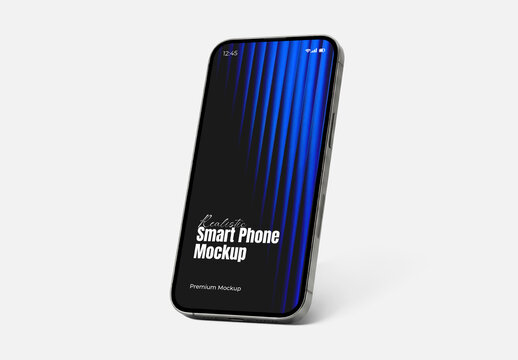 Smartphone Screen Mockup Isolated