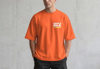 Oversized T-Shirt Mockup
