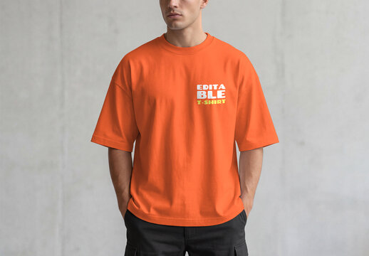 Oversized T-Shirt Mockup