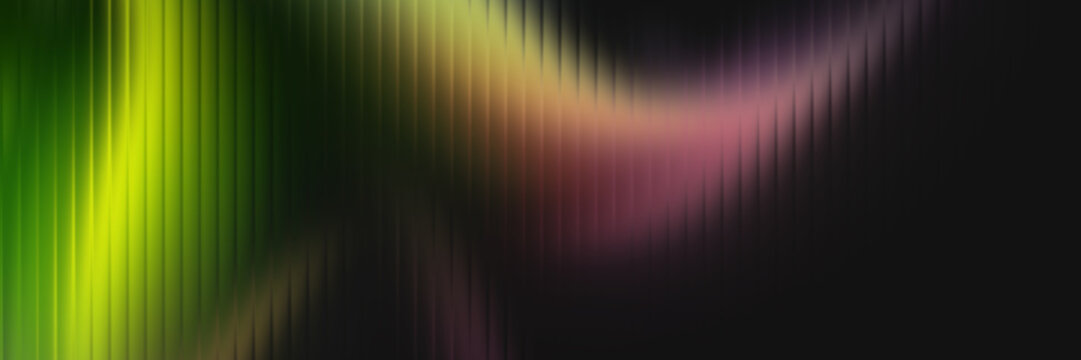 Abstract lime and purple flowing waves with soft vertical gradient textures.