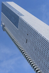 Naklejka premium exterior of 19 Duncan, designed by Hariri Pontarini Architects - a modern 58-storey tower, housing Thomson Reuters offices, a luxury hotel, and residential units