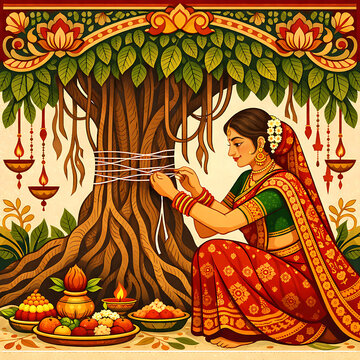 High Quality Image Vat Savitri Vat Purnima Savitri Vrat Rituals and Cultural Significance