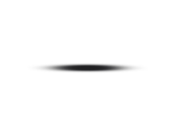 Shadow overlay ellipse with soft blur gradient for realistic depth effect. Minimal black ground shadow isolated on transparent style for product mockups and compositing. Ideal for UI, presentation,  © Parul