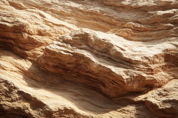 Obraz premium Seamless Desert Sandstone Rock Layered Structure 8K Warm Earthy Geological Texture Surface Background Pattern
