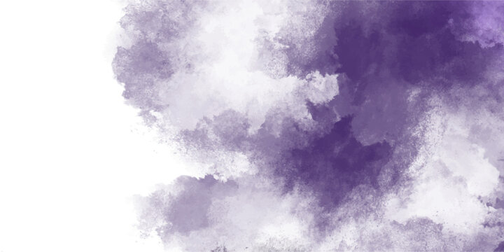 Abstract watercolor splash background with purple and white hues for artistic design and creative projects