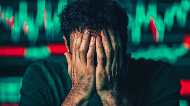 Emotional Trading Risks Traders making impulsive decisions due to fear or greed during unpredictable price swings