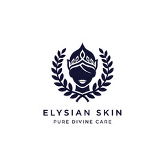 Obraz premium Elysian Skin Care Beauty Logo Design.