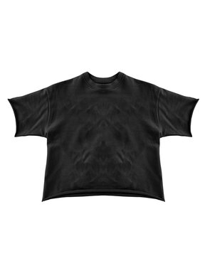 black boxy t shirt