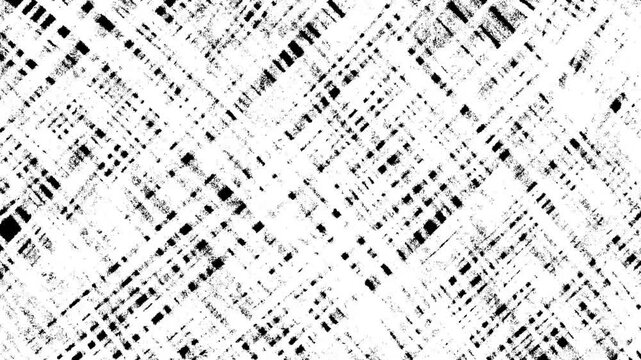 Abstract Black and White Dusty Grunge Crosshatch Texture Background