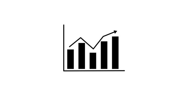 bar graph growing over time high quality professional