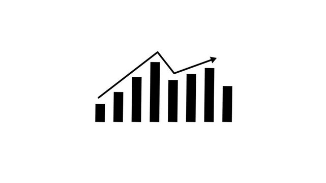 bar chart growing over time high quality professional