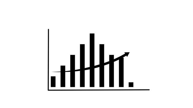 bar graph progressing over time high quality professional