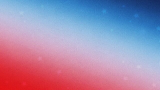 Red and blue gradient with subtle stars during Memorial Day 4th of July and Labour Day celebrations