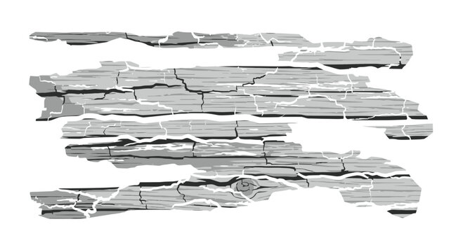 Cracked Wood Texture Background