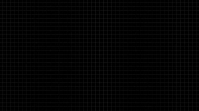 Heartbeat line on black grid background. White heartbeat line for medical monitoring. Vital heartbeat line for cardiology and hospital patient health tracking visualizations art.