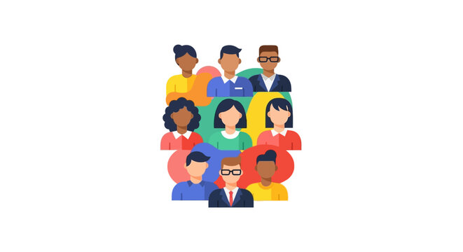 Diverse Group of People Together.