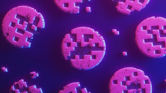 Computer cookie, small block of data created by web tracking and data privacy