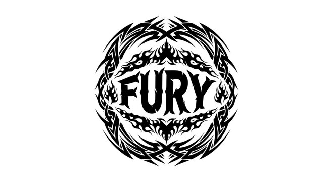 Fury logo with thorn wreath design.