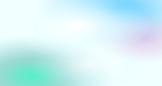 Soft white and mint green pastel gradient background