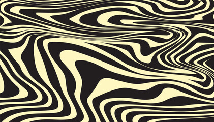 Fototapeta premium black and white Fluid Abstract Background, Dynamic Gradient Shapes, Contemporary Vector Design