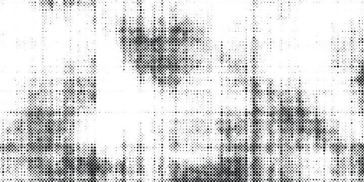 Modern abstract digital noise pattern in high-contrast black and white with clean pixel balance and sleek composition, background illustration