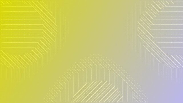 Soft gradient background with subtle geometric patterns in yellow and purple hues.