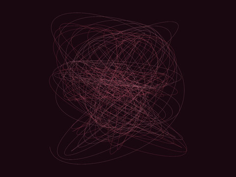 Harmonograph Curve Kinetic Art Decorative Background