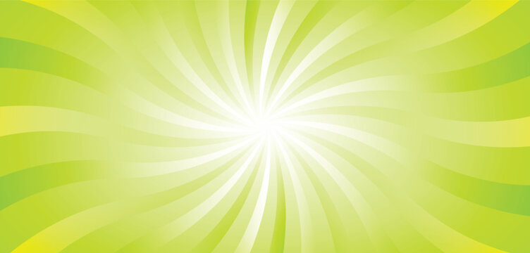 Bright green swirl abstract background vector illustration