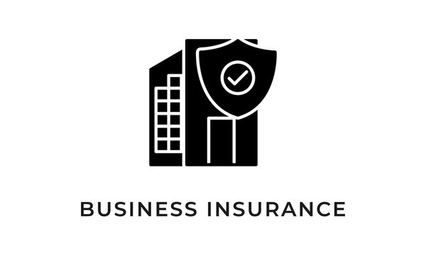 Business Insurance vector icon isolated on white background